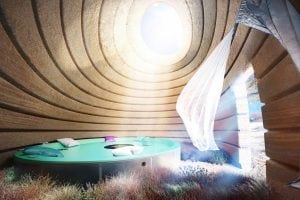A mud hut is one of multiple "OOO!" (Out of the Ordinary) types of accommodation available at each Jo&Joe.