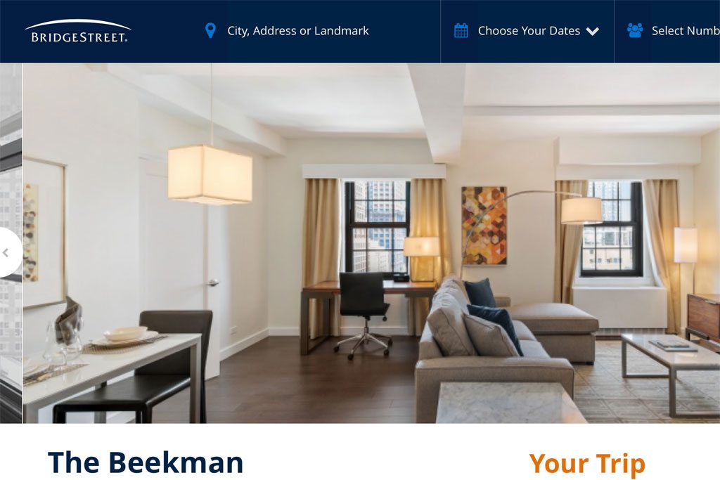 bridgestreet serviced apartments technology