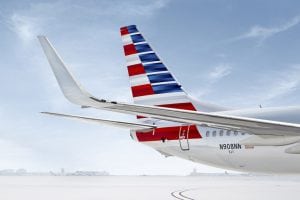 An American Airlines Boeing 737-800. 