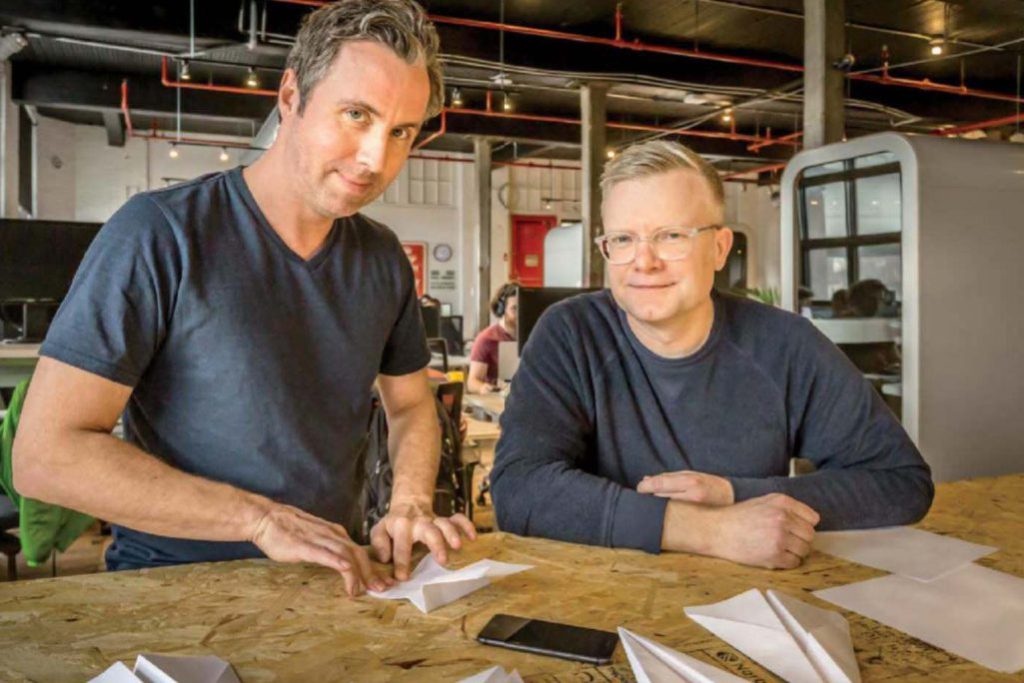 fred lalonde left and Joost Ouwerkerk source hopper