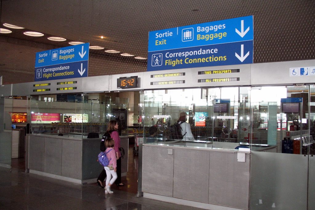 Paris Passport Control