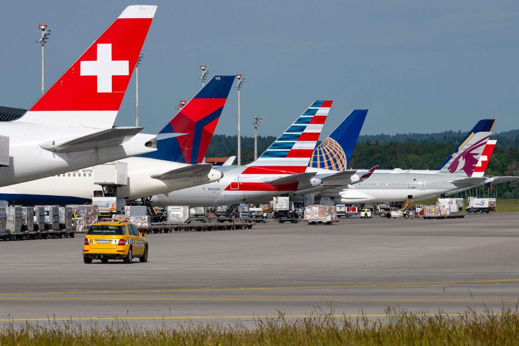airlines at Zurich airport switzerland source zurich airport