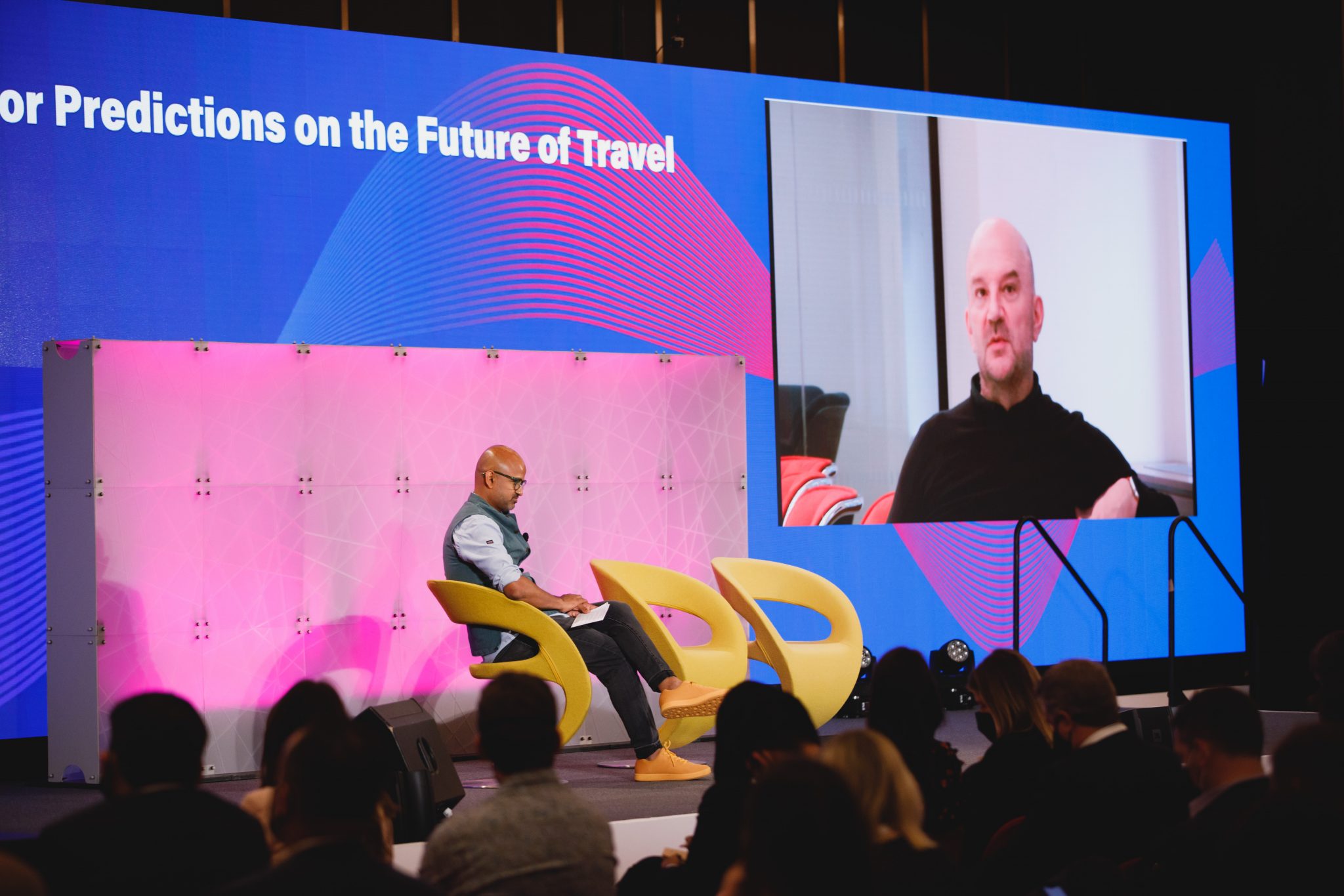 Certares Founder Greg O'Hara in discussion with Skift Founder Rafat Ali at Skift Global Forum on Wednesday, Sept. 22, 2021