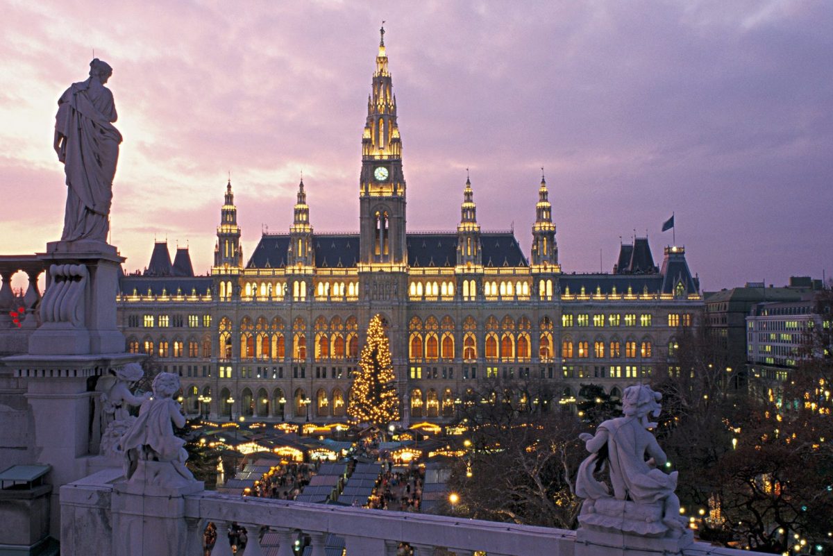 Christmas scene in Vienna