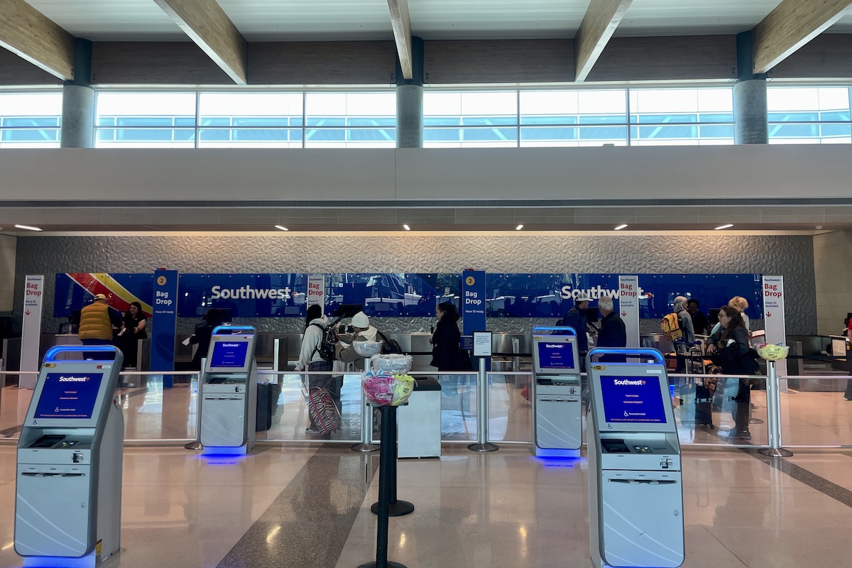 Southwest ticket counter at Dallas Love Field