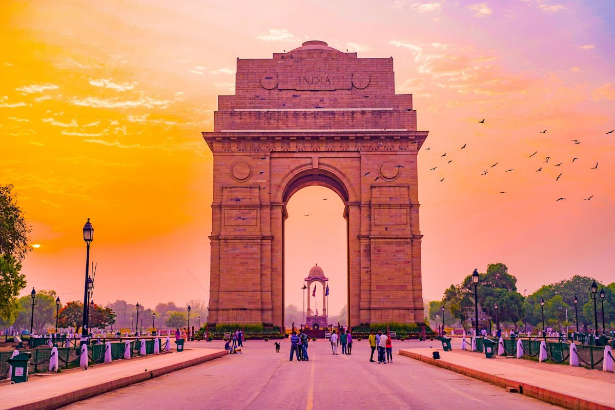 The India Gate in Delhi