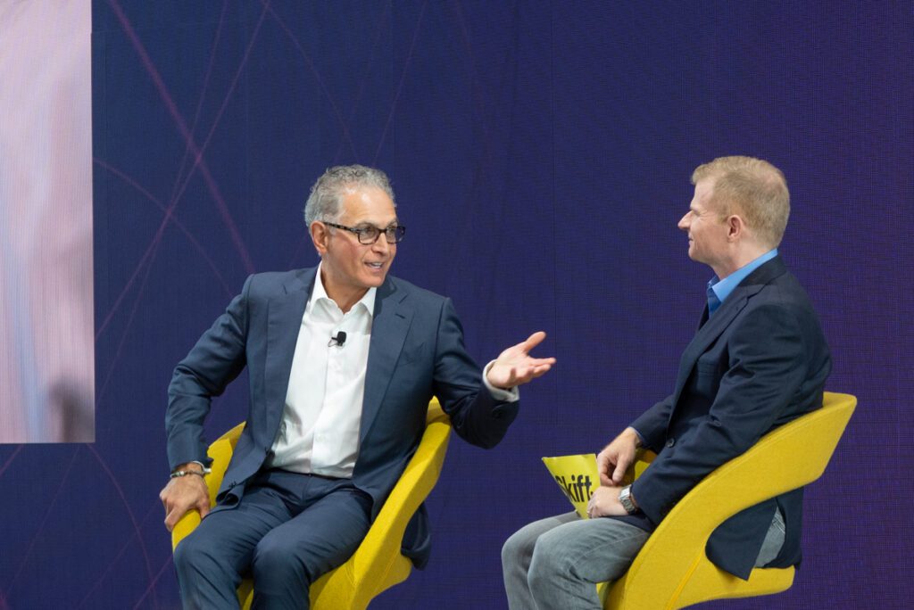mark hoplamazian hyatt ceo at skift global forum 2023