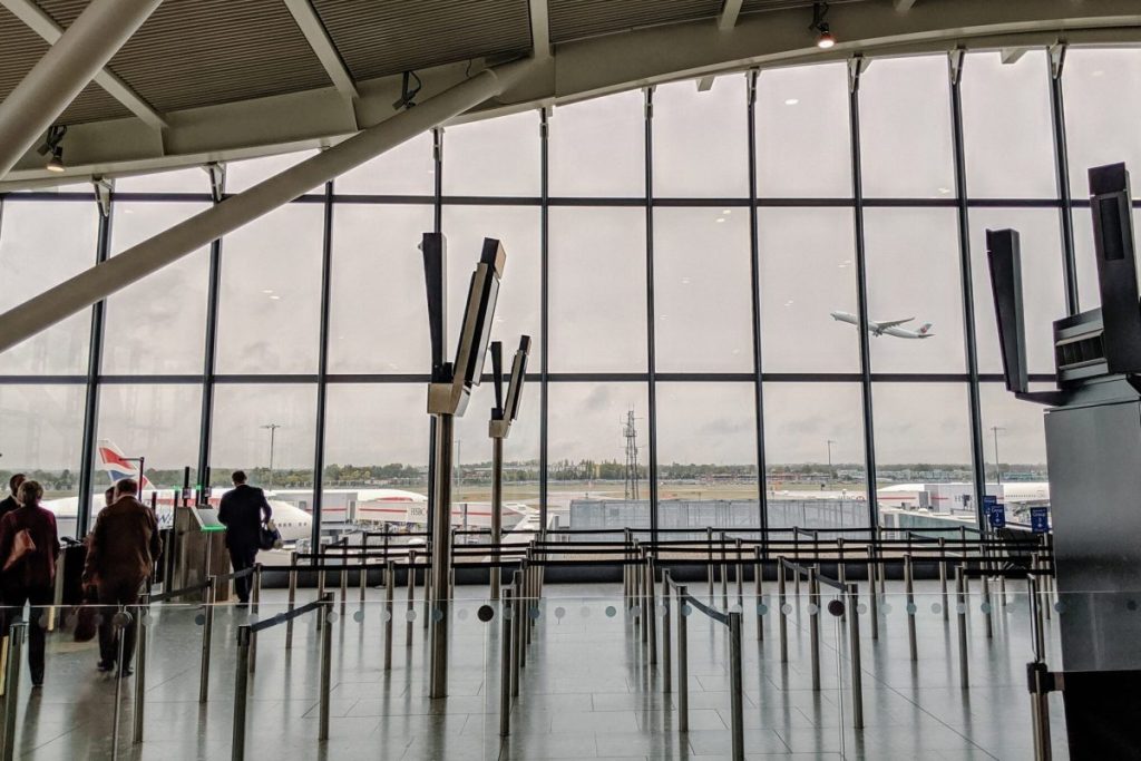 Heathrow Airport.