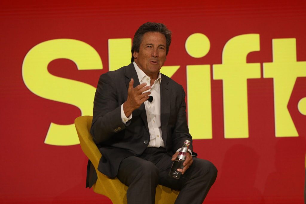 Man on stage