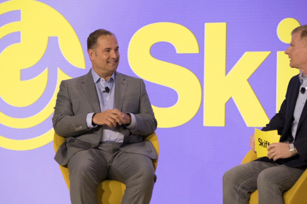 anthony capuano ceo president marriott international on stage