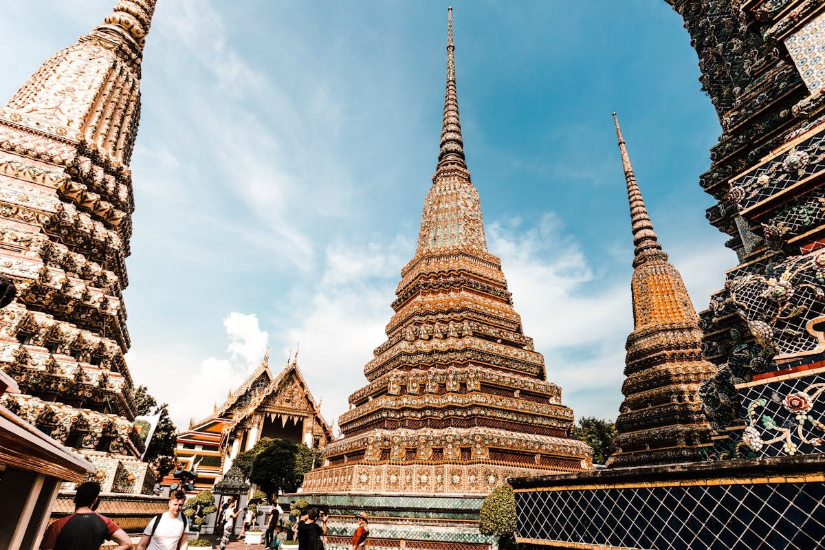 Image: Pagodas in Krung Thep Maha Nakhon, Thailand.