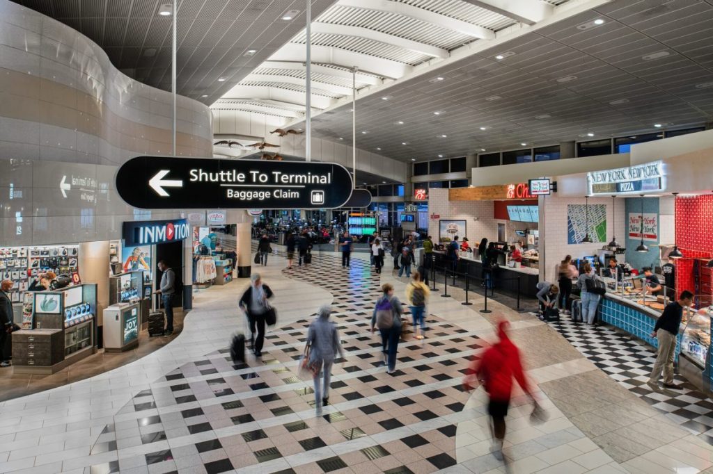 The terminal at Tampa International Airport