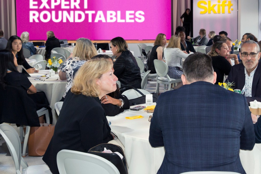 expert roundtables at Skift live events
