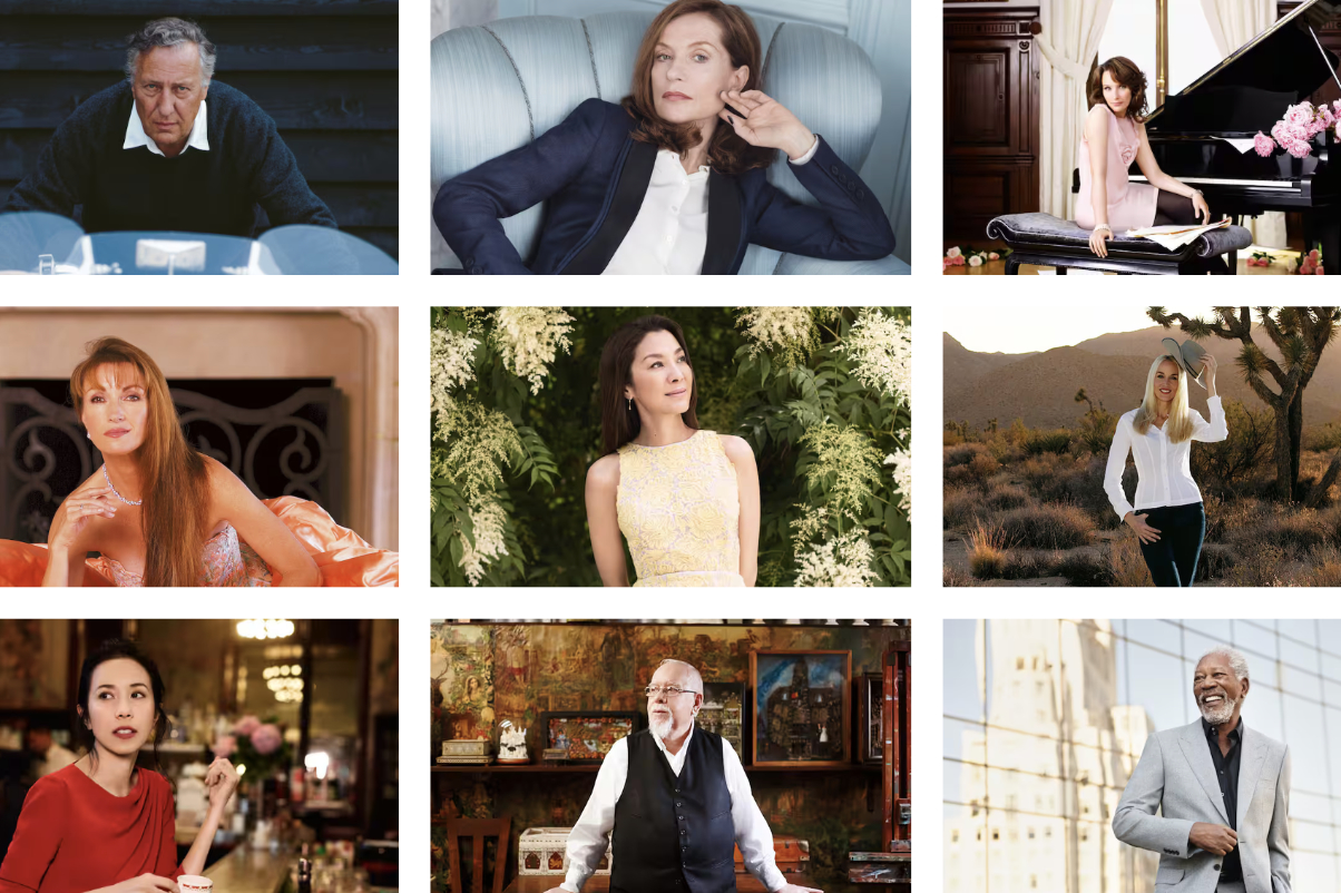 some of the celebrities that have featured in mandarin oriental ads for its i am a fan campaign