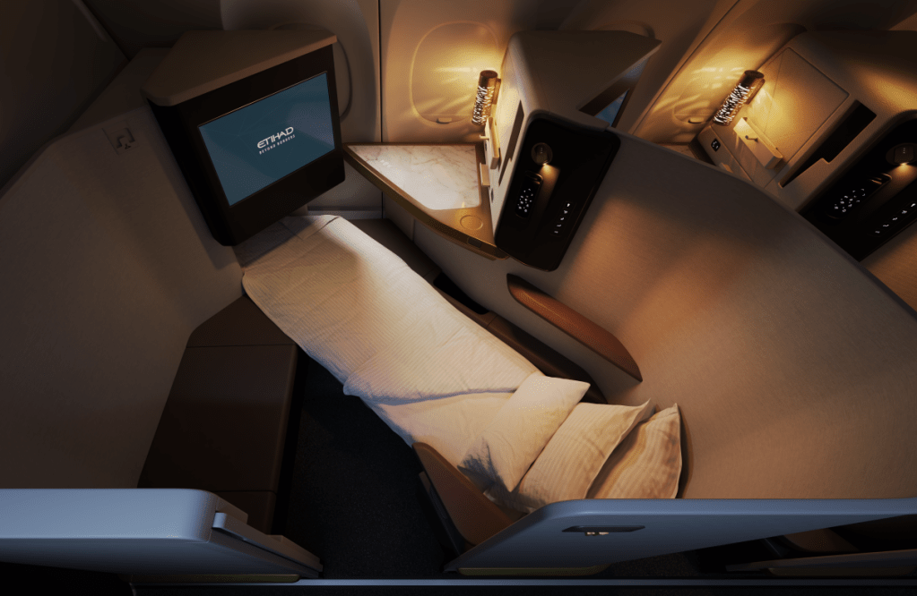 The First Suite on Etihad's new A321LR.