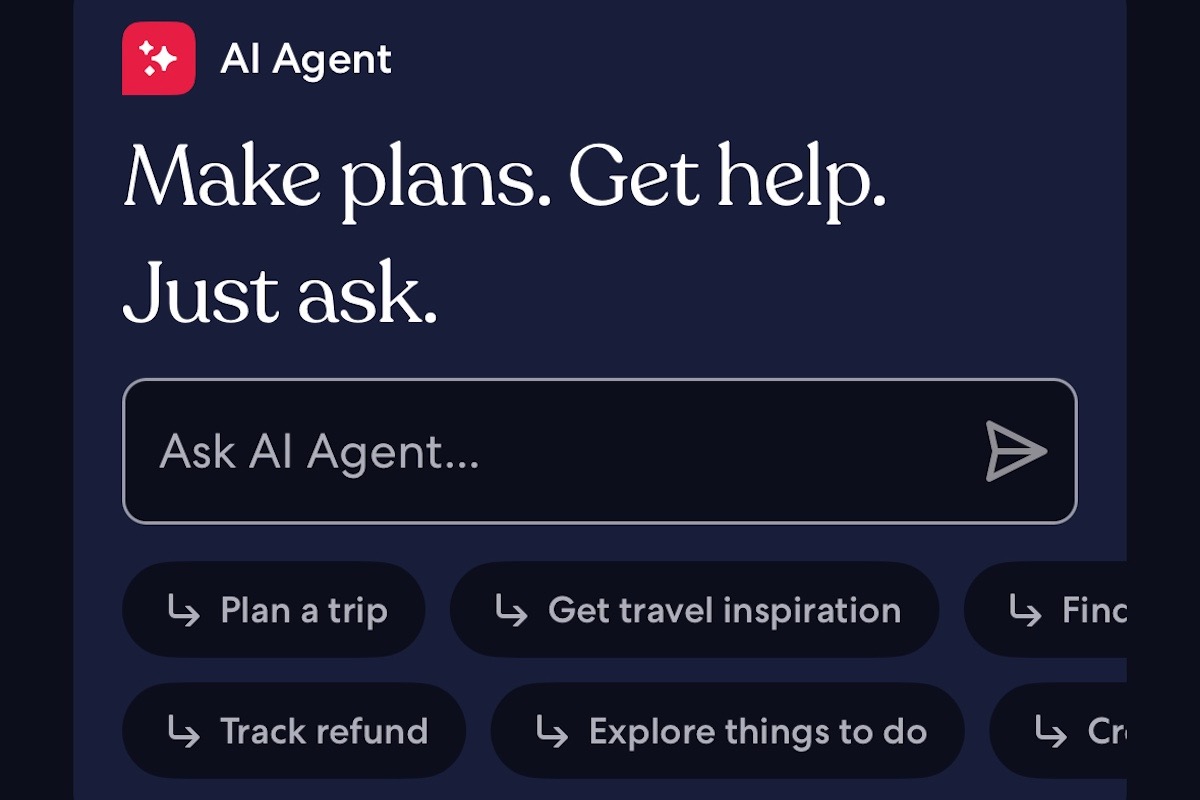Hotels.com AI chatbot Expedia
