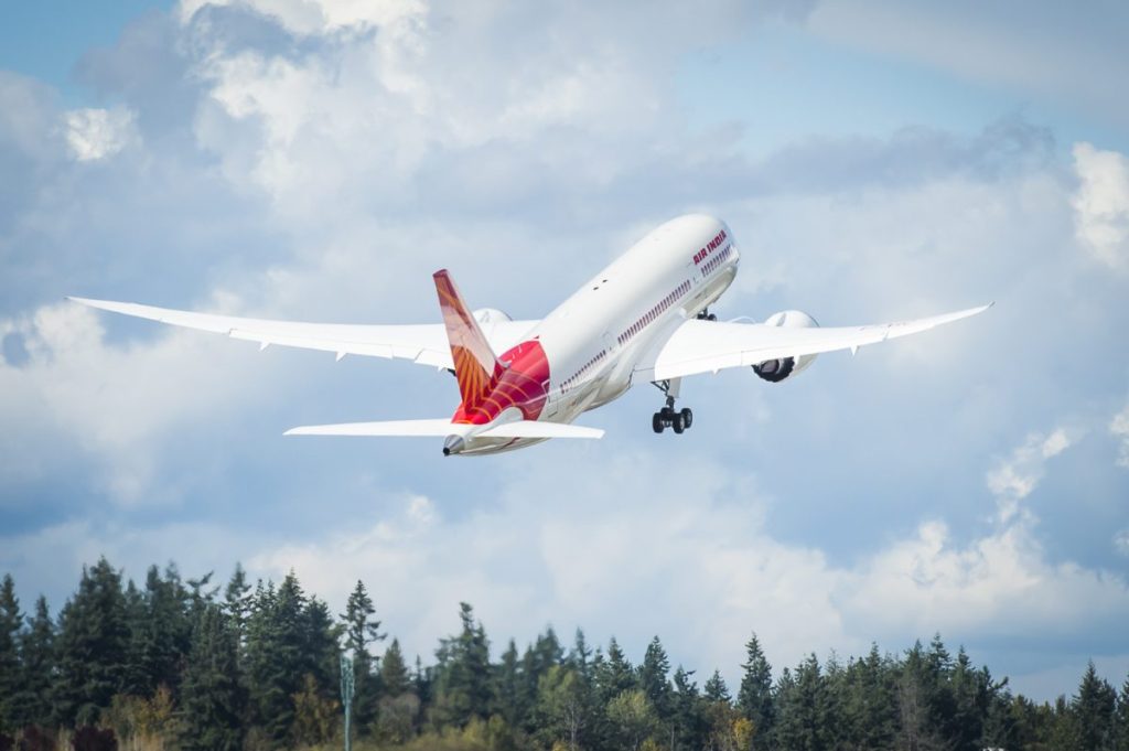 A file image of an Air India Boeing 787-8.