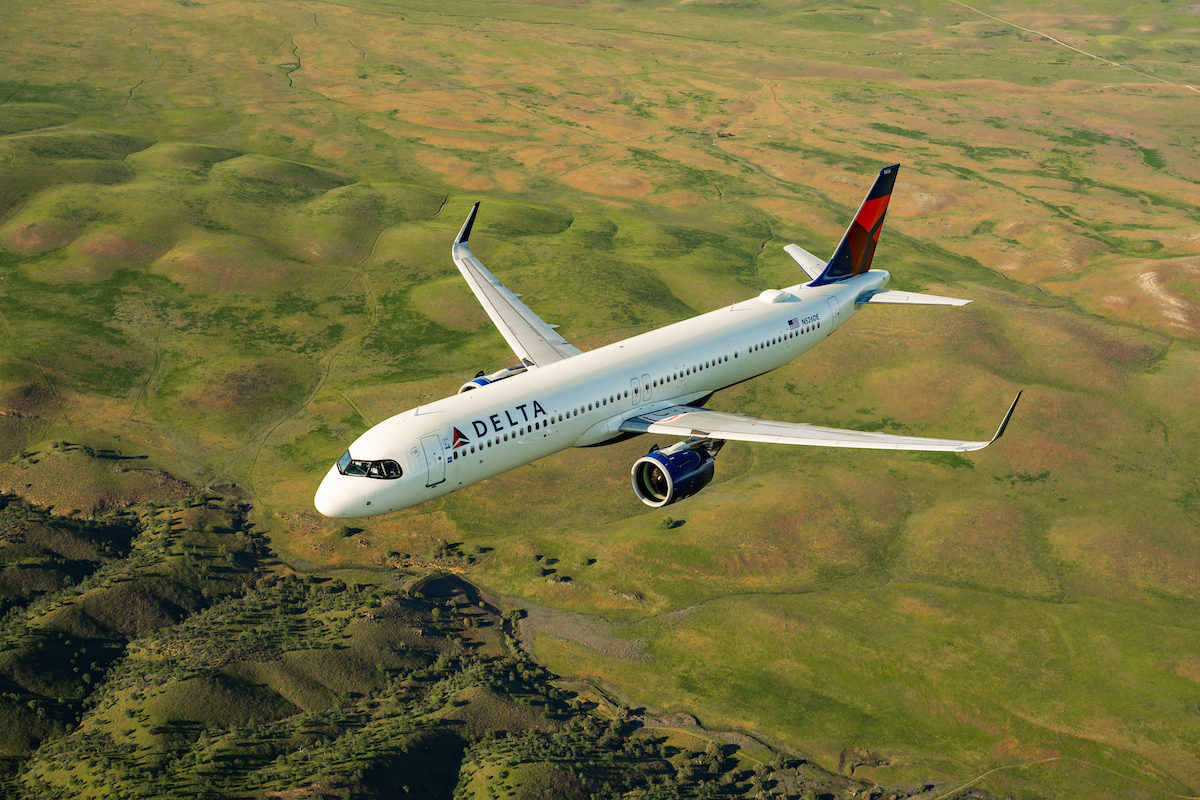 A Delta Air Lines Airbus A321neo.