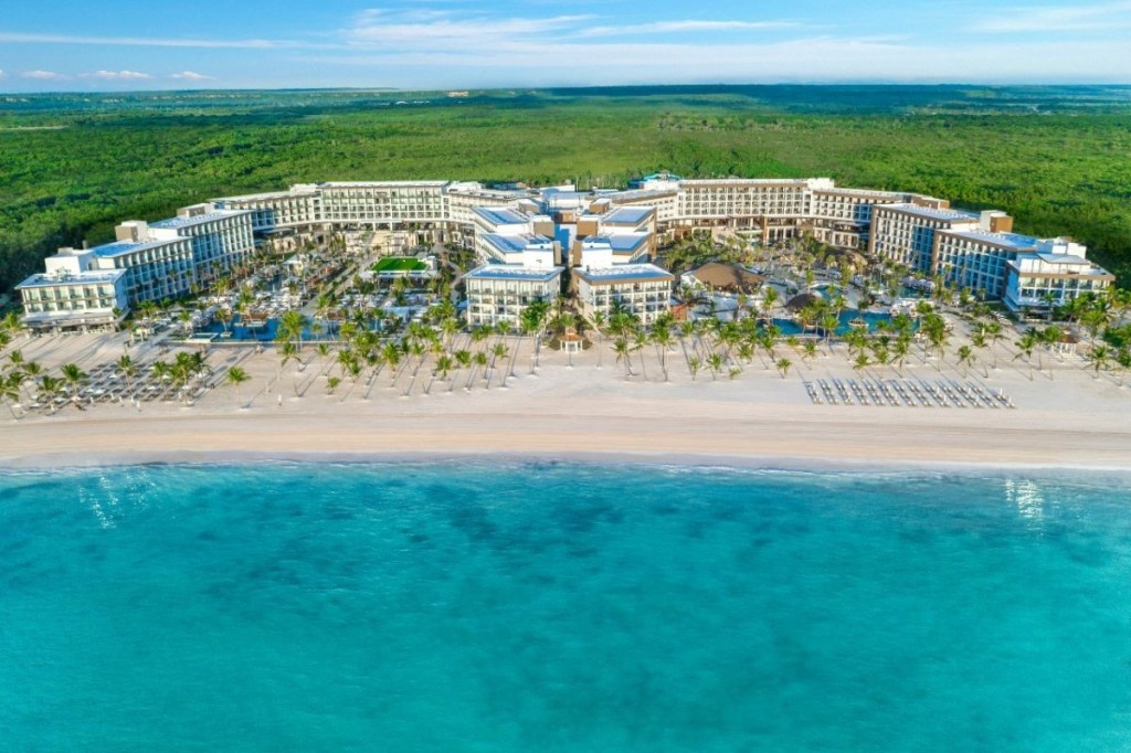 Beach resort exterior