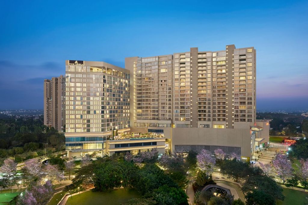 Exterior view of The Leela Bhartiya City Bengaluru.