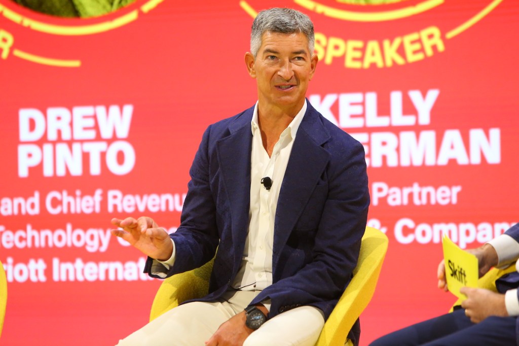 Steve Hafner, Kayak CEO at the Skift Global Forum in New York.