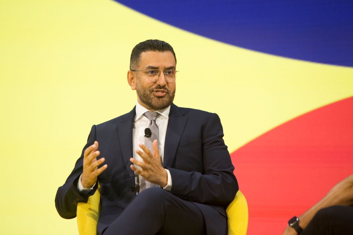 Saudi Tourism Authority CEO Fahd Hamidaddin at Skift Global Forum 2025.