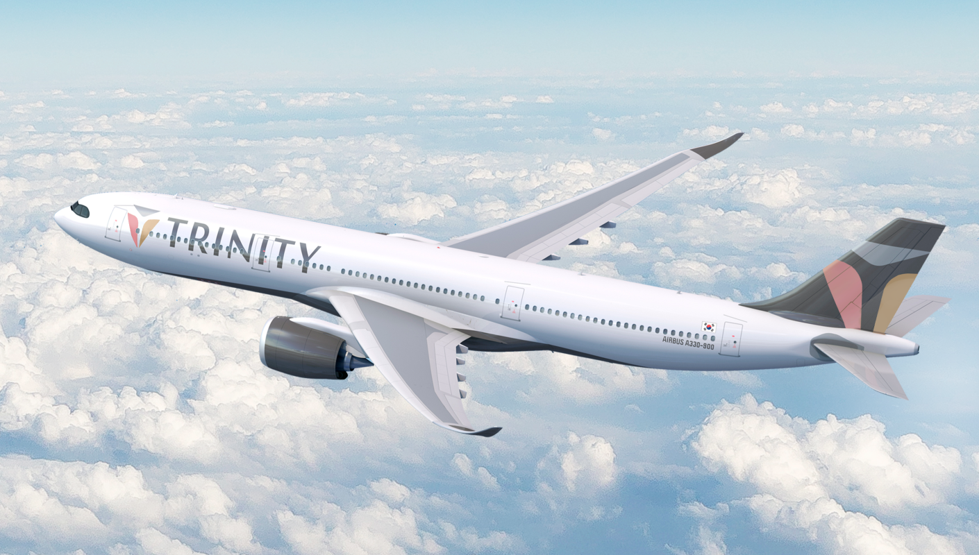 A render of the new Trinity Airways aircraft design.