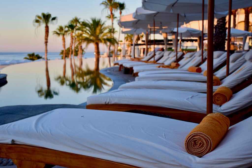 A luxury hotel