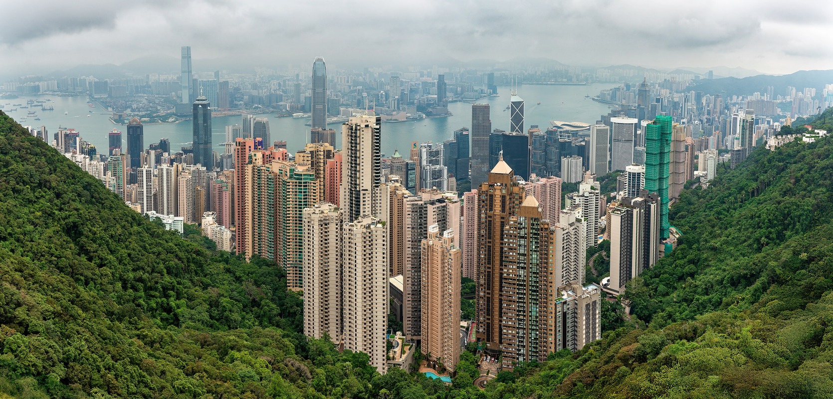 Victoria Peak in Hong Kong