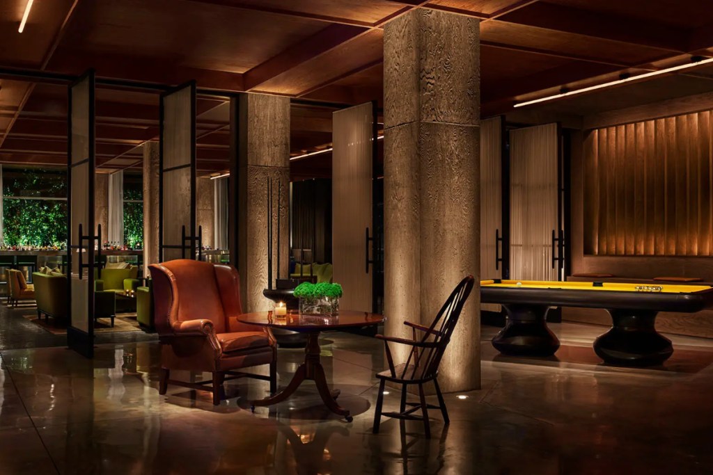 the lobby of the Public Hotel in New York City