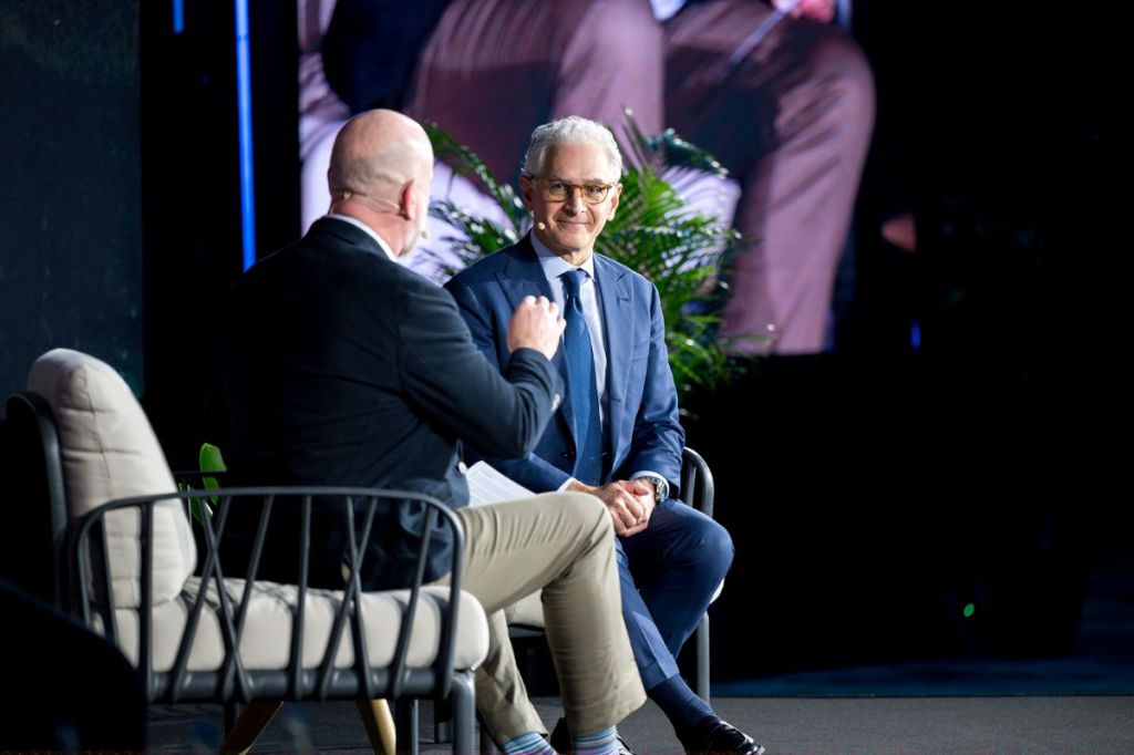 on stage interview