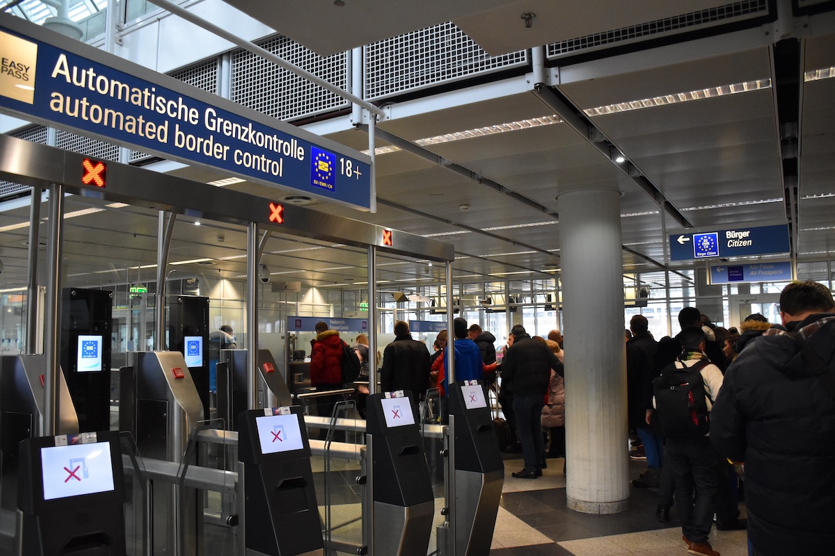 Munich Airport Passport Control