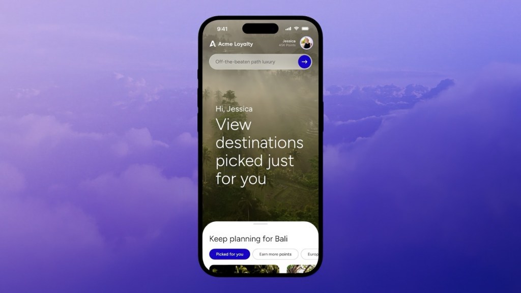 Expedia intelligent experience platform B2B