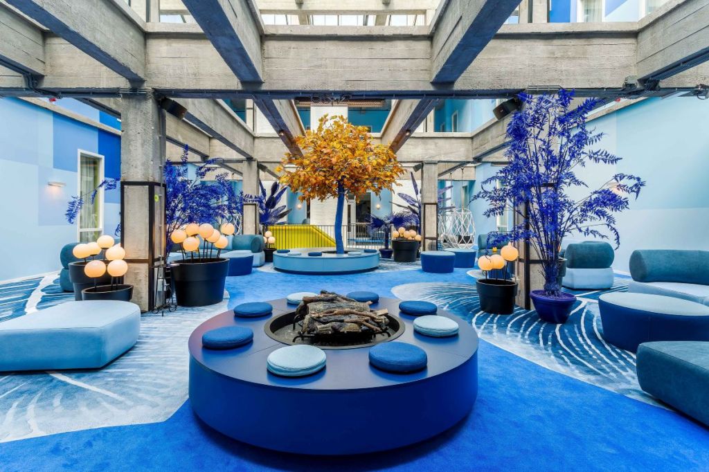 Common area of hotel
