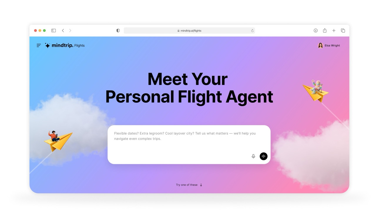 Sabre Mindtrip PayPal AI agentic travel booking