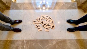 Scrabble letters